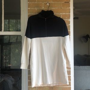 Navy Cream - Oak & Fort Sweater Dress